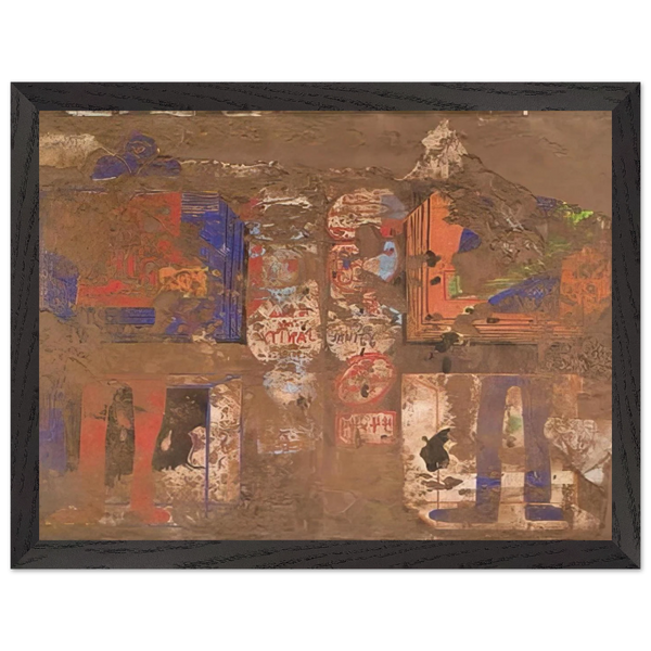 Graphic with Cocoa - 1968 by Dieter Roth — Framed art print at Zephyeer