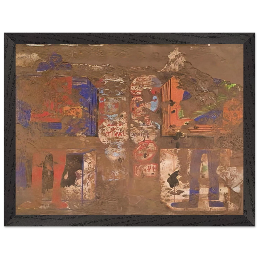 Graphic with Cocoa - 1968 by Dieter Roth — Framed art print at Zephyeer