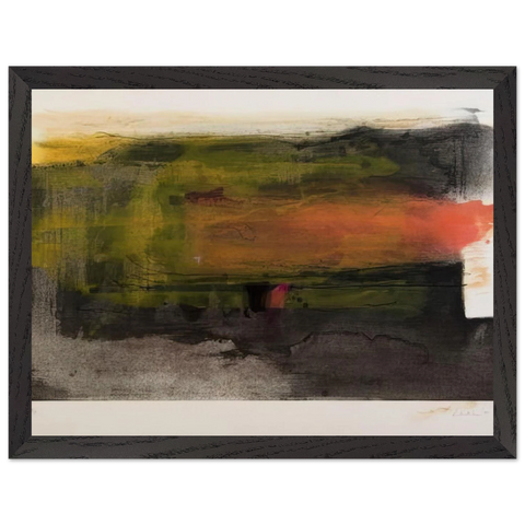 Deep Sun - 1983 by Helen Frankenthaler — Framed art print at Zephyeer