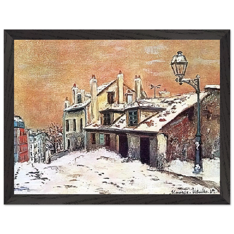 WINTER SCENE by Maurice Utrillo — Framed art print at Zephyeer