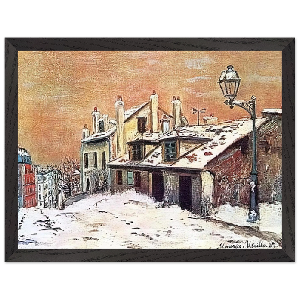 WINTER SCENE by Maurice Utrillo — Framed art print at Zephyeer