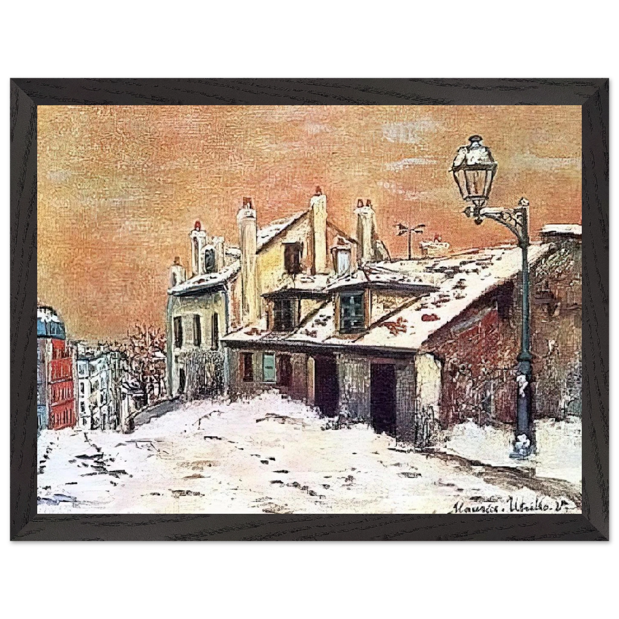 WINTER SCENE by Maurice Utrillo — Framed art print at Zephyeer