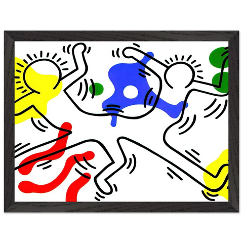 UNTITLED 1986 by Keith Haring — Framed art print at Zephyeer