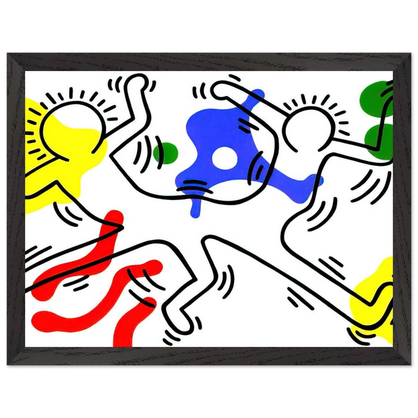 UNTITLED 1986 by Keith Haring — Framed art print at Zephyeer