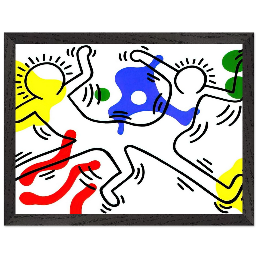 UNTITLED 1986 by Keith Haring — Framed art print at Zephyeer