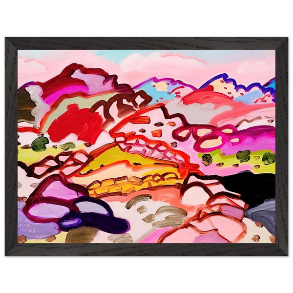 Paysage en Castille - 1973 by Charles Lapicque — Framed art print at Zephyeer