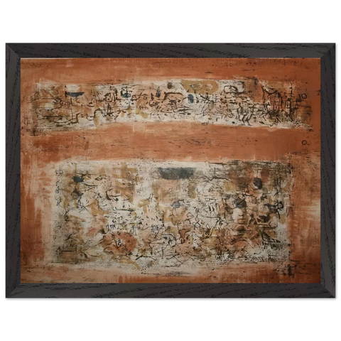 ENTRE DEUX VILLES 1955 by Zao Wou-Ki — Framed art print at Zephyeer