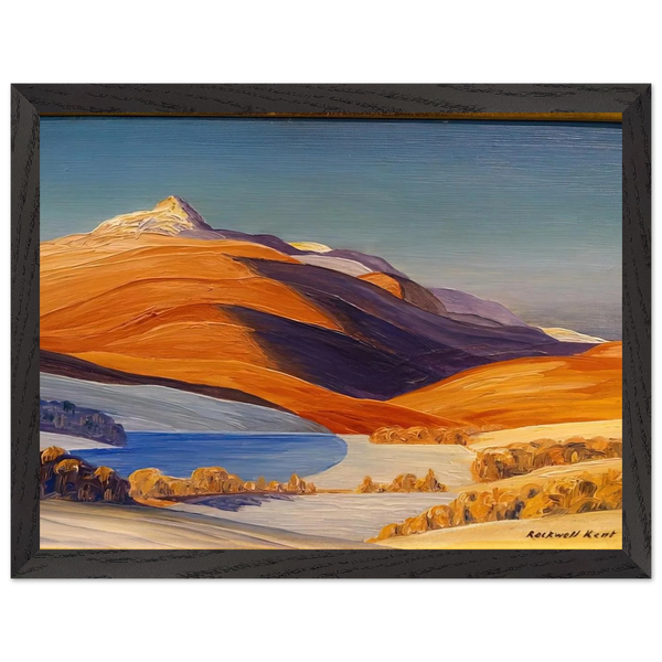 Vermont Study by Rockwell Kent — Framed art print at Zephyeer