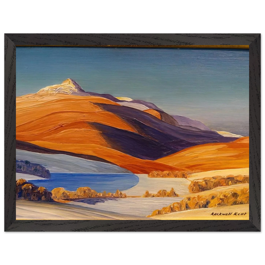 Vermont Study by Rockwell Kent — Framed art print at Zephyeer