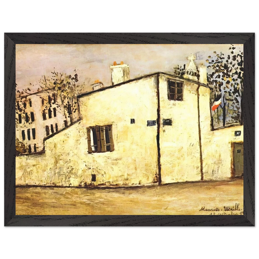 HECTOR BERLIOZ S HOUSE by Maurice Utrillo — Framed art print at Zephyeer