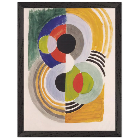 COMPOSITION WITH DISCS by Sonia Delaunay — Framed art print at Zephyeer