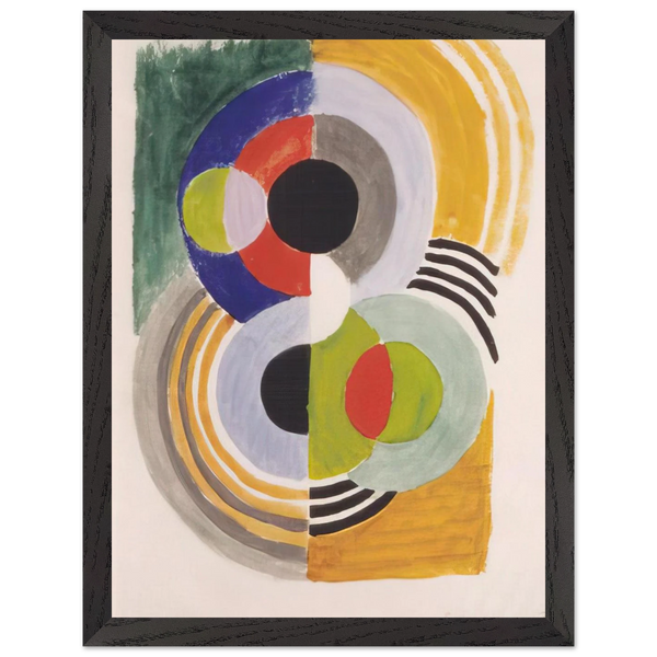 COMPOSITION WITH DISCS by Sonia Delaunay — Framed art print at Zephyeer