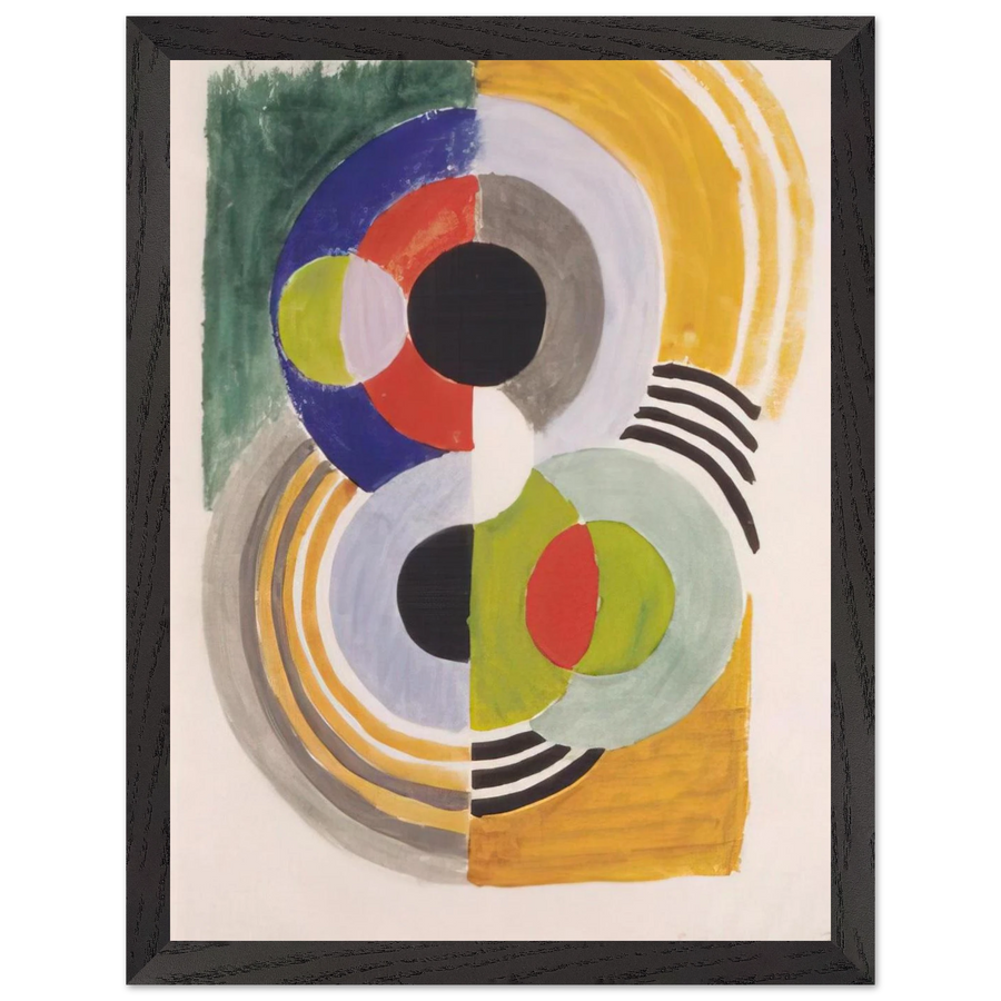 COMPOSITION WITH DISCS by Sonia Delaunay — Framed art print at Zephyeer