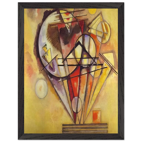 ON THE POINTS 1928 by Wassily Kandinsky — Framed art print at Zephyeer
