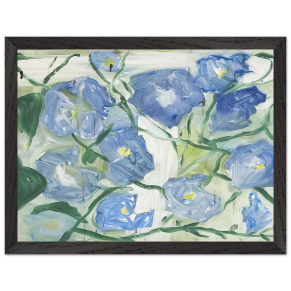 Morning Glories - 1984 by Jennifer Bartlett — Framed art print at Zephyeer