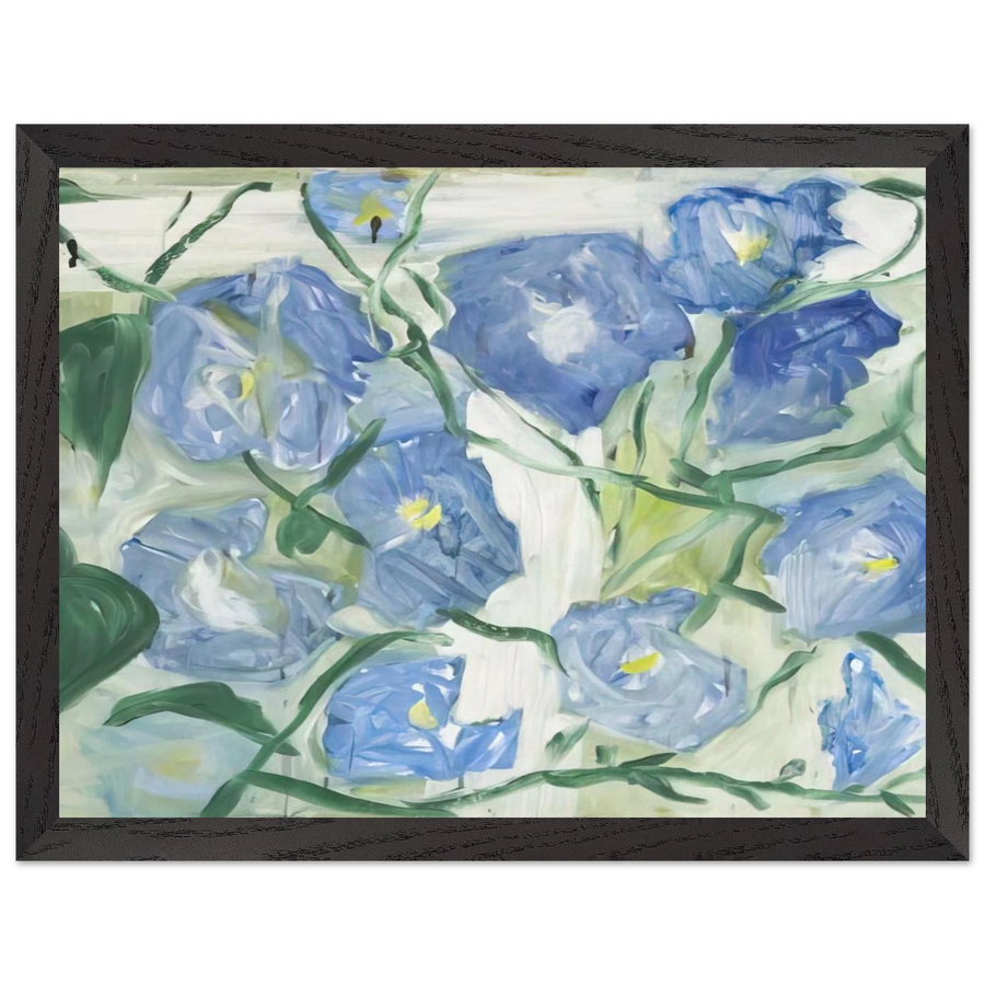 Morning Glories - 1984 by Jennifer Bartlett — Framed art print at Zephyeer