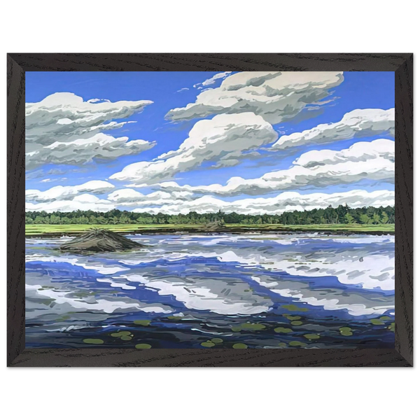 Big Flowage - 1979 by Neil Welliver — Framed art print at Zephyeer