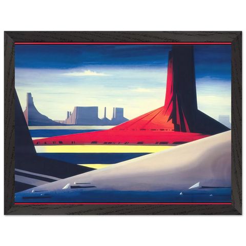 Monument Valley by Eyvind Earle — Framed art print at Zephyeer