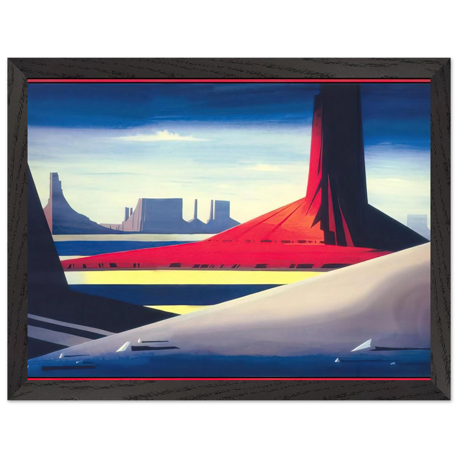Monument Valley by Eyvind Earle — Framed art print at Zephyeer