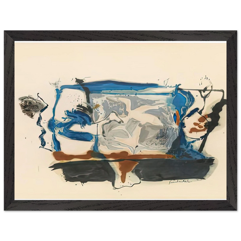 Swan Lake II, 1961- by Helen Frankenthaler — Framed art print at Zephyeer