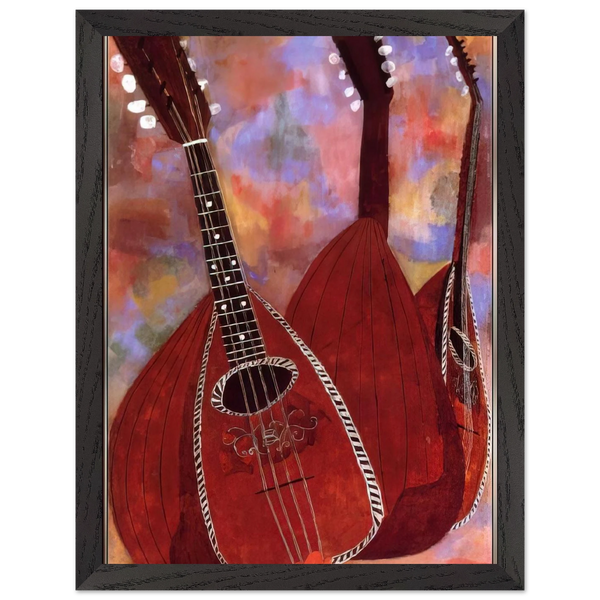 THREE LUTES by Ben Shahn — Framed art print at Zephyeer