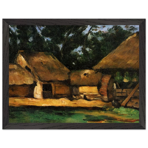 The Oilmill by Paul Cézanne — Framed art print at Zephyeer