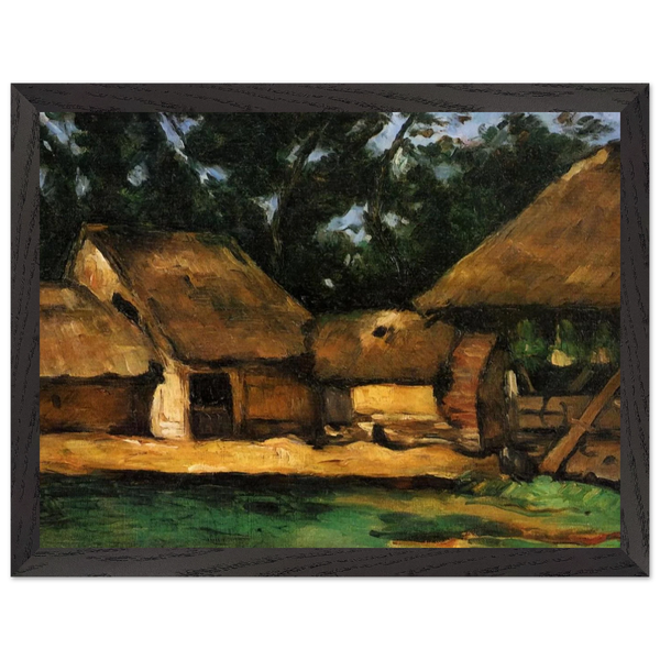 The Oilmill by Paul Cézanne — Framed art print at Zephyeer