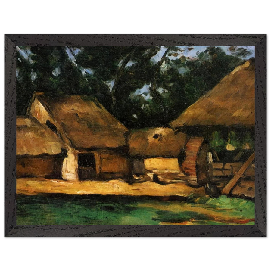 The Oilmill by Paul Cézanne — Framed art print at Zephyeer