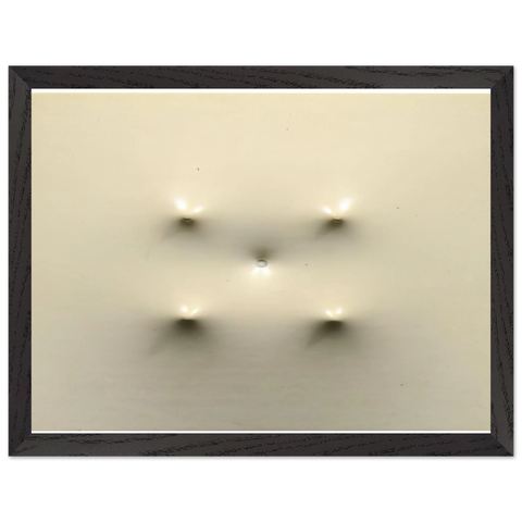 Superficie Bianca - 1967 by Enrico Castellani — Framed art print at Zephyeer