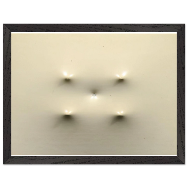 Superficie Bianca - 1967 by Enrico Castellani — Framed art print at Zephyeer