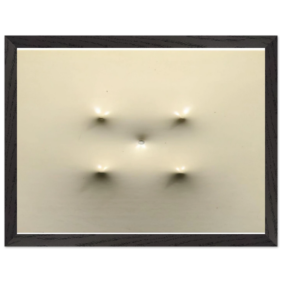 Superficie Bianca - 1967 by Enrico Castellani — Framed art print at Zephyeer