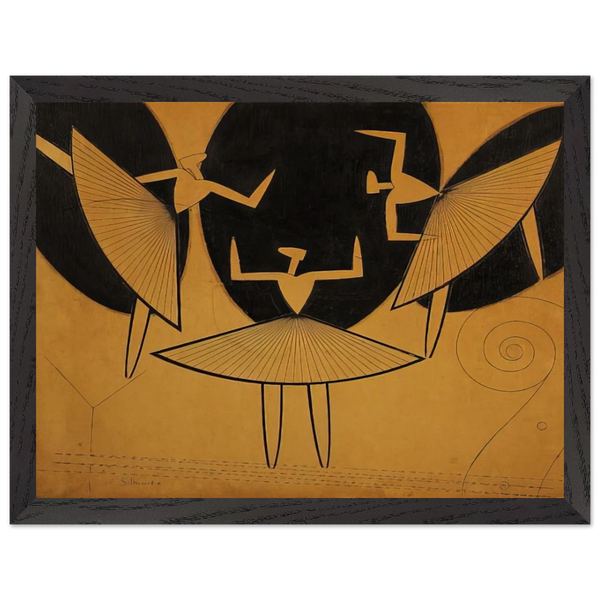SILHOUETTE by Man Ray — Framed art print at Zephyeer