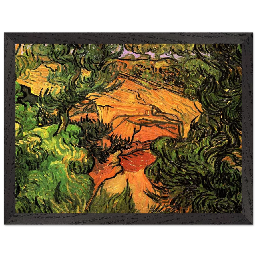 Entrance to a Quarry by Vincent van Gogh — Framed art print at Zephyeer