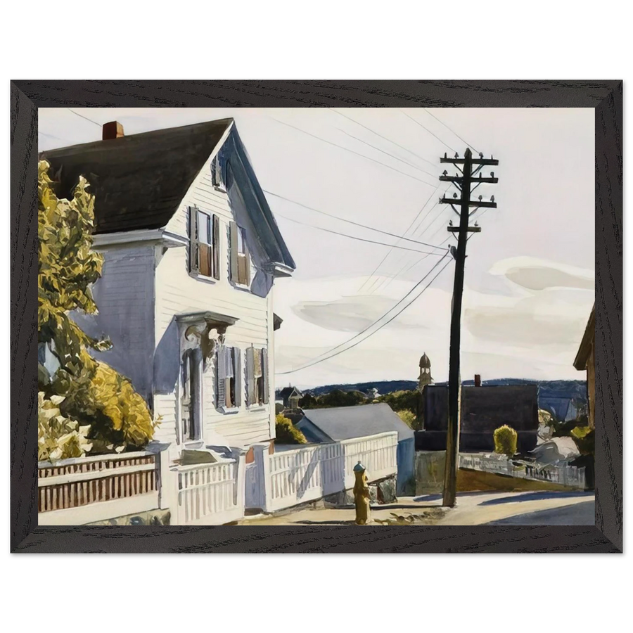 Adam s House by Edward Hopper — Framed art print at Zephyeer
