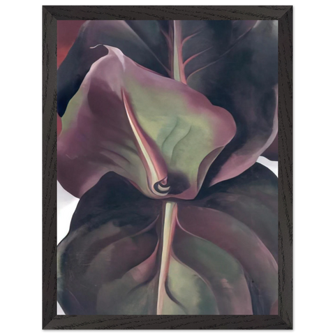 Canna Leaves by Georgia O'Keeffe — Framed art print at Zephyeer