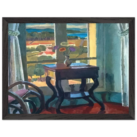 INTERIOR WITH A TABLE 1921 by Vanessa Bell — Framed art print at Zephyeer