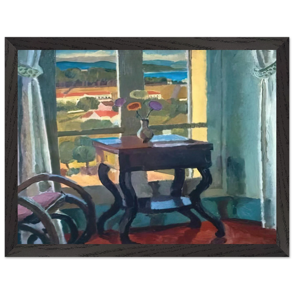 INTERIOR WITH A TABLE 1921 by Vanessa Bell — Framed art print at Zephyeer