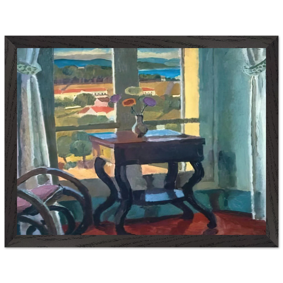 INTERIOR WITH A TABLE 1921 by Vanessa Bell — Framed art print at Zephyeer