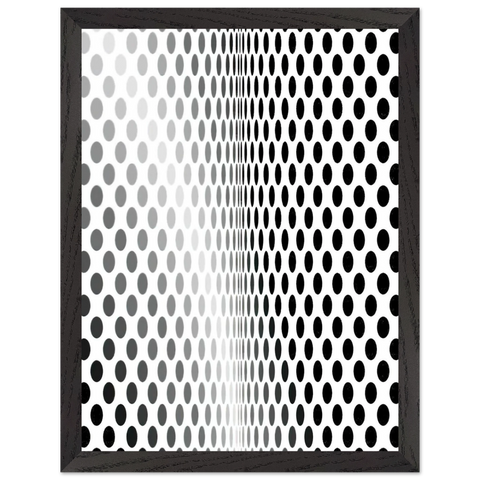LOSS 1964 by Bridget Riley — Framed art print at Zephyeer