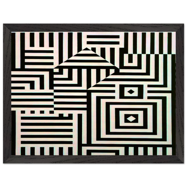 Riu-Kiu-C - 1960 by Victor Vasarely — Framed art print at Zephyeer