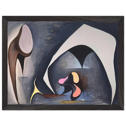 Magical Forms - 1945 by Lorser Feitelson — Framed art print at Zephyeer