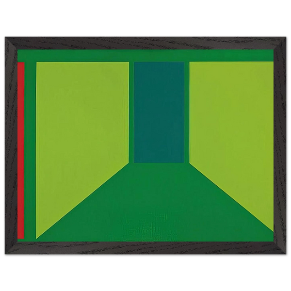 Corridor - 1960 by Karl Benjamin — Framed art print at Zephyeer