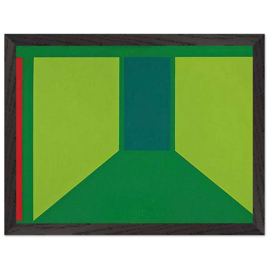 Corridor - 1960 by Karl Benjamin — Framed art print at Zephyeer