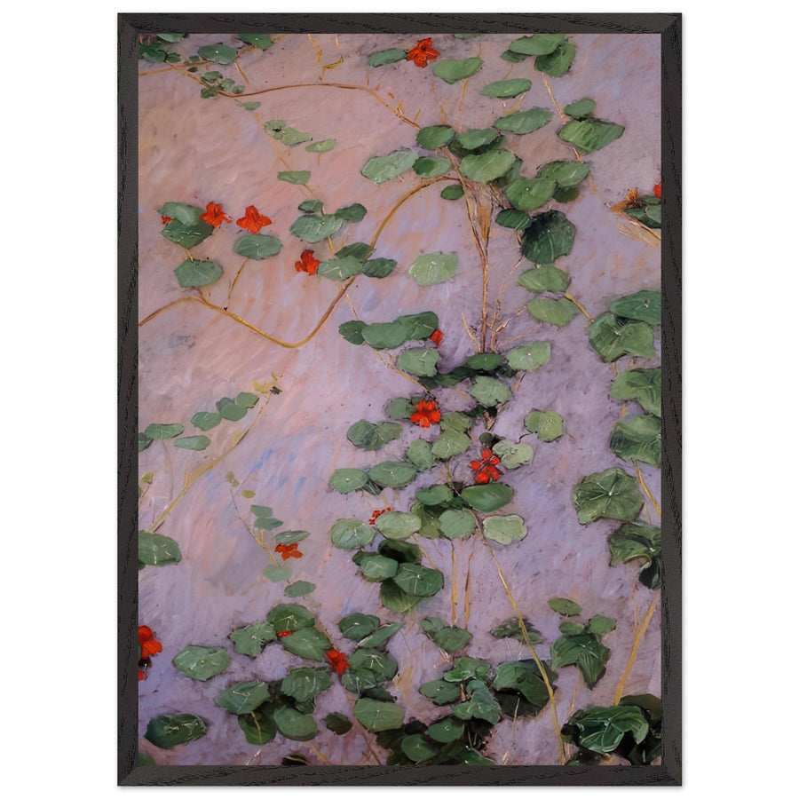 NASTURTIUMS 1 by Gustave Caillebotte — Framed art print at Zephyeer