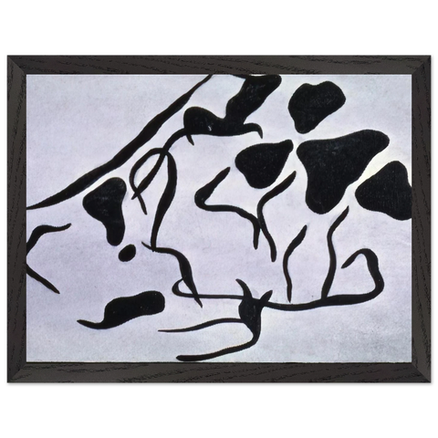 Automatic Drawing by Jean Arp — Framed art print at Zephyeer