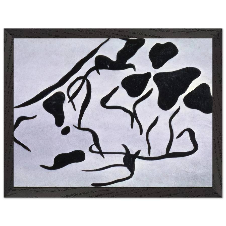 Automatic Drawing by Jean Arp — Framed art print at Zephyeer