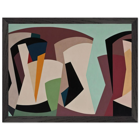 Untitled - 1955 by Karl Benjamin — Framed art print at Zephyeer