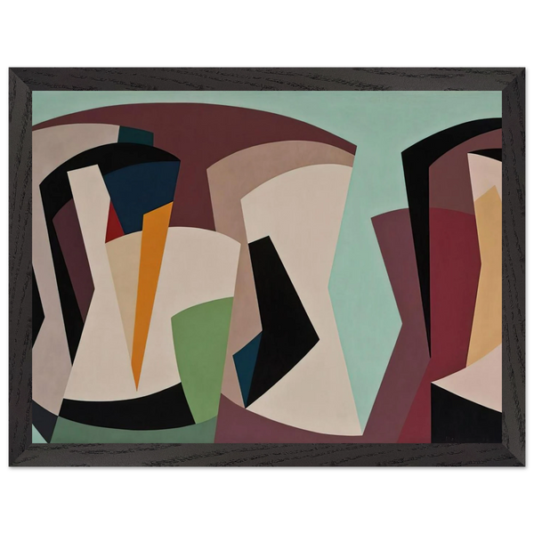 Untitled - 1955 by Karl Benjamin — Framed art print at Zephyeer