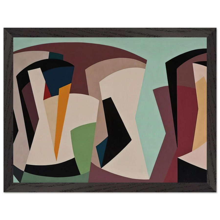 Untitled - 1955 by Karl Benjamin — Framed art print at Zephyeer
