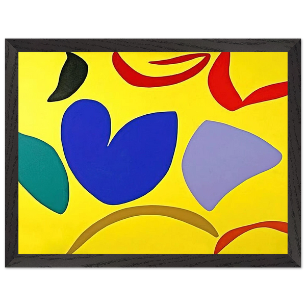 M-yellow - 1965 by Ray Parker — Framed art print at Zephyeer